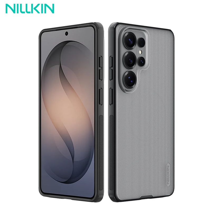 NILLKIN For Samsung Galaxy S26 Ultra Case Super Frosted Shield Pro Soft TPU Frame Transparent Back Cover For Samsung S26/S26+