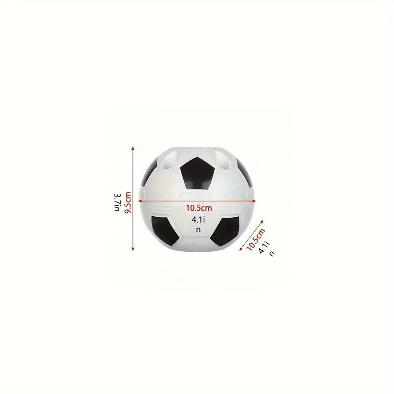 1pc Plastic Pen Holder Multi-functional Pen Holder Cartoon Football Pen Holder Office Football Pen Holder.Creative Pen Holder