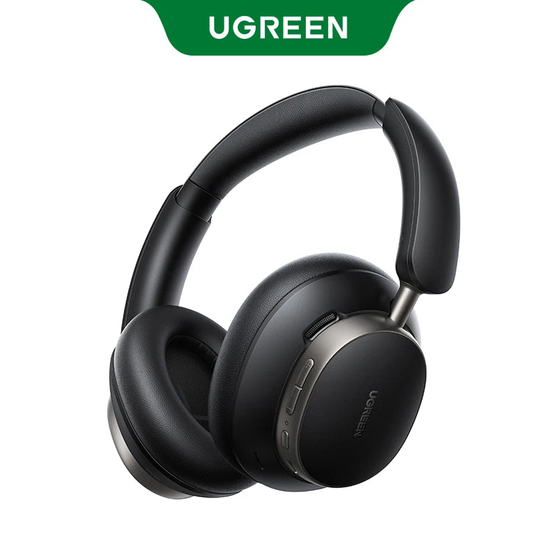 UGREEN Headset Hybrid Active Noise Cancelling Earphone Wireless Bluetooth Headphones 120H Playtime Hi-Res Audio LDAC