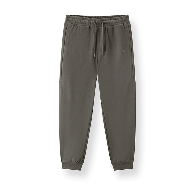 Semir Sweatpants Men Spring Loose Tapered Cuffed Solid Color Basic Drawstring Height Enhancing Casual Long Trousers