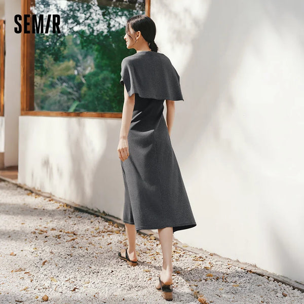 រ៉ូបស្ត្រី Semir មានអារម្មណ៍ត្រជាក់ Henry ក ស្មាស្តង់ដារ ក្រមារឹង ឆើតឆាយ ធម្មតា ម៉ូដរដូវក្តៅ 2026 អាវធំ