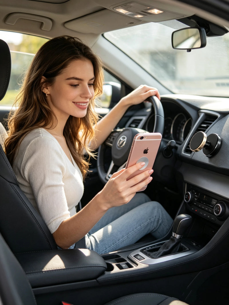 Magnetic Car Phone Holder Universal Car Phone Stand for iPhone Xiaomi Huawei Samsung Dashboard Wall Mounted Car Magnet Sticker