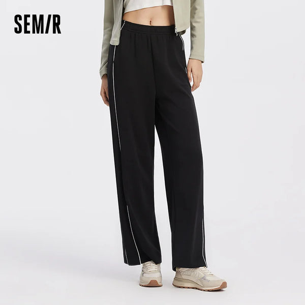 ខោ Semir សម្រាប់នារី ជើងធំទូលាយ ចង្កេះយឺត ខោកីឡា ខោធម្មតា ខោស្លីម ខោរដូវស្លឹកឈើជ្រុះ ស្លៀកប្រចាំថ្ងៃ 2026