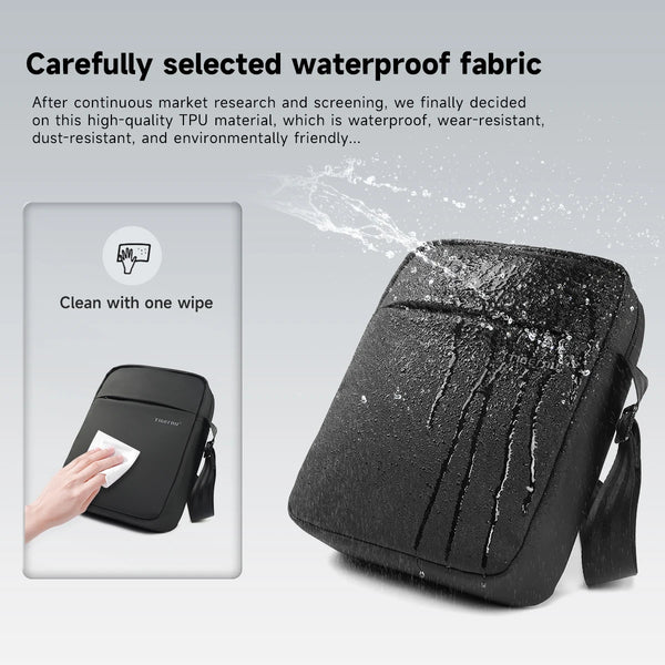 Tigernu Shoulder Bags For Men Messenger Bags For TPU Crossbody Bags Male Fashion Bag For 9.7inch Ipad Bags Travel Mini Bag Sling