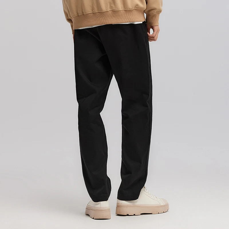 Semir Versatile Pants Men 2026 Spring Solid Color Tapered Casual Comfortable Daily Wear Stylish Long Trousers