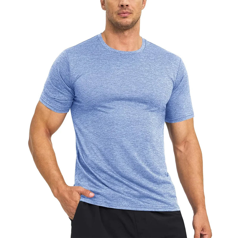 TACVASEN Summer Running T-shirts Men‘s T-shirts Athlete Sports Gym Fitness Workout Casual Shirts Quick Dry Basketball Base Layer