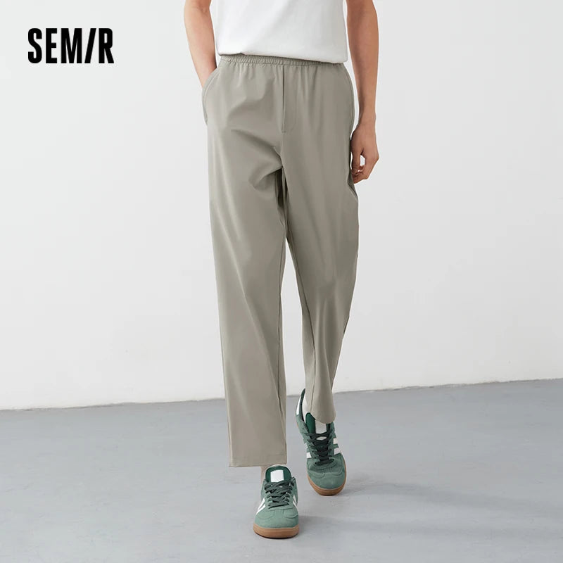 Semir Men Pants Cooling 2026 Easy Care Jogger Lightweight Urban Casual Style Soft Comfortable Daily Wear Trendy Versatile