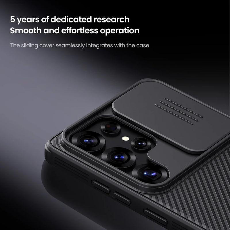 NILLKIN For Samsung Galaxy S25 Ultra Magnetic Case CamShield Pro Sliding Camera Protection Back Cover For Samsung S25/S25 Plus