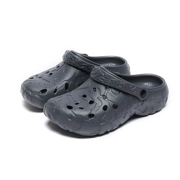 Plus Big Size 46 47 Summer Rubber Sandals Men Clogs Garden Shoes Zuecos Hombre Cholas Man Clog Beach Shoes Wide Foot