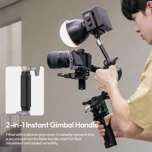 ដៃ តោង វេទមន្ត Ulanzi TA10 ទំហំ 43cm ជាមួយ រន្ធ វីស 1/4" 3/8" សម្រាប់ កាមេរ៉ា DSLR Monitor Light គ្រឿង បន្ថែម