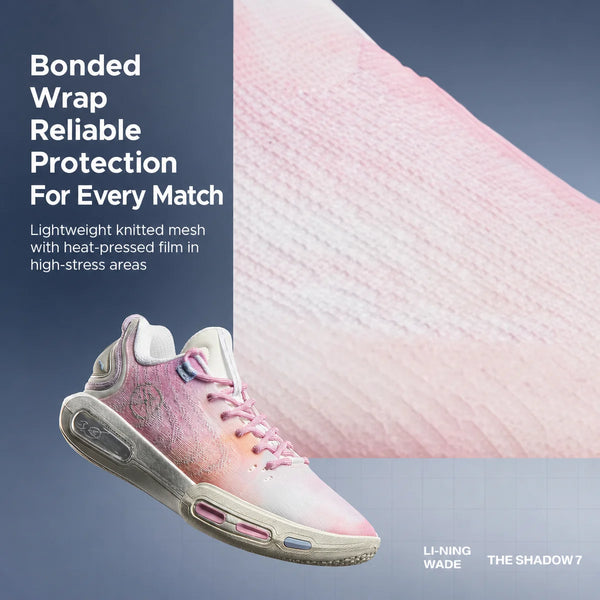 ស្បែកជើងបាល់បោះបុរស Li-Ning WADE SHADOW 7 លើទីលាន BOOM Cushion ពាក់បានស្រួល ធន់នឹងការរអិល ស្បែកជើងប៉ាតា LiNing ABPV011