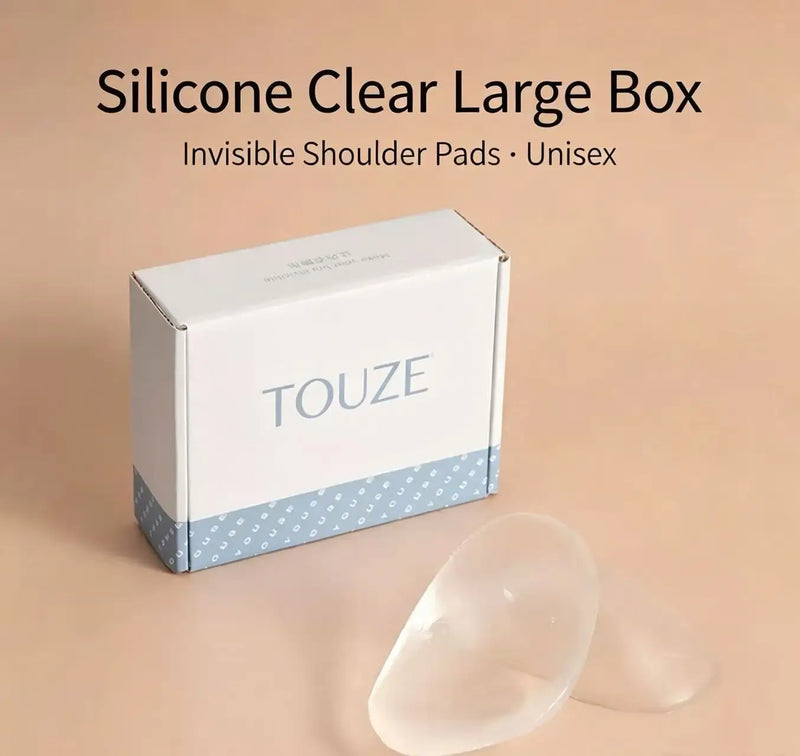 Universal Silicone Shoulder Pad Sponge Right Angle Anti-Slip Narrow Shoulder Tape Invisible for Men's Clothing Accessory
