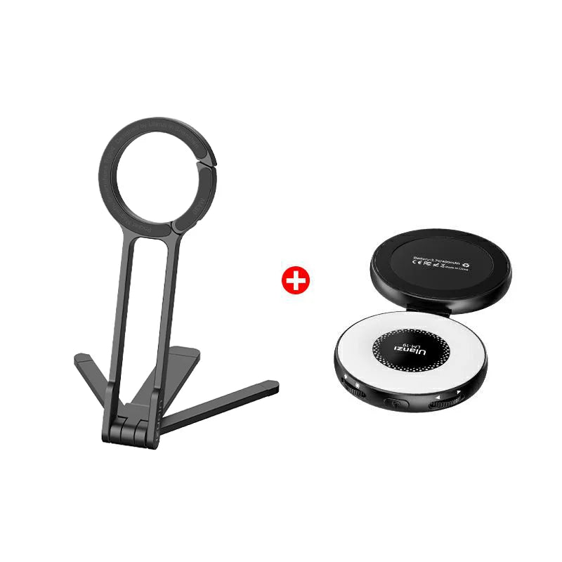 ជើងទម្រទូរស័ព្ទ Ulanzi MA30 Magsafe ជើងទម្រទូរស័ព្ទម៉ាញេទិកពីរជ្រុង សម្រាប់ទូរស័ព្ទ iPhone 16 15 ការធ្វើដំណើរក្រៅផ្ទះ ការផ្សាយផ្ទាល់ Vlog