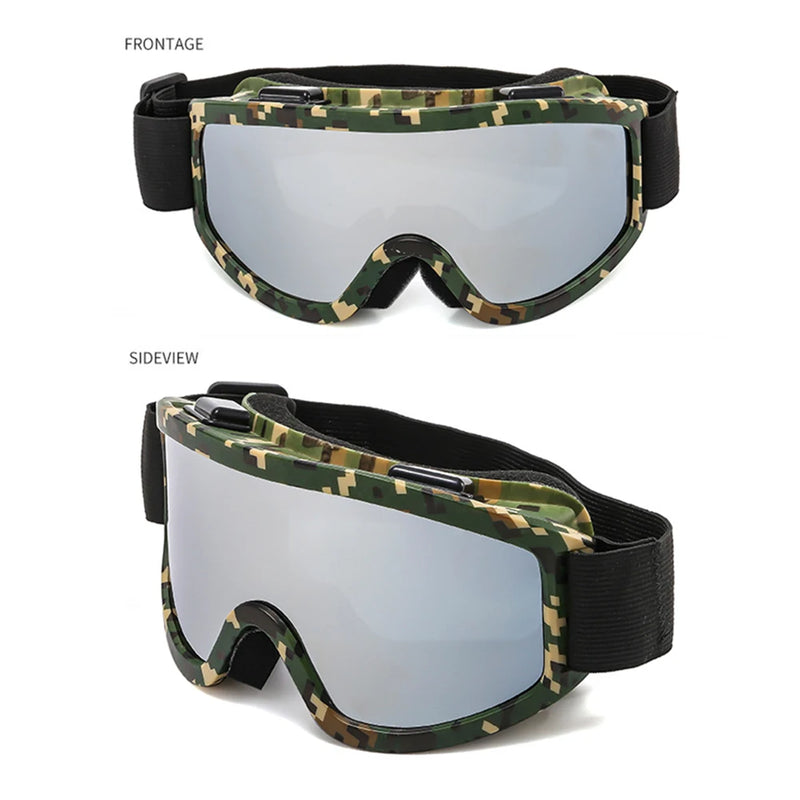 Ski Goggles Windproof Anti-Collision Anti-Glare Lens Outdoor Sport Snow Snowboard for Snowboarding Skiing Winter Anti-Fog
