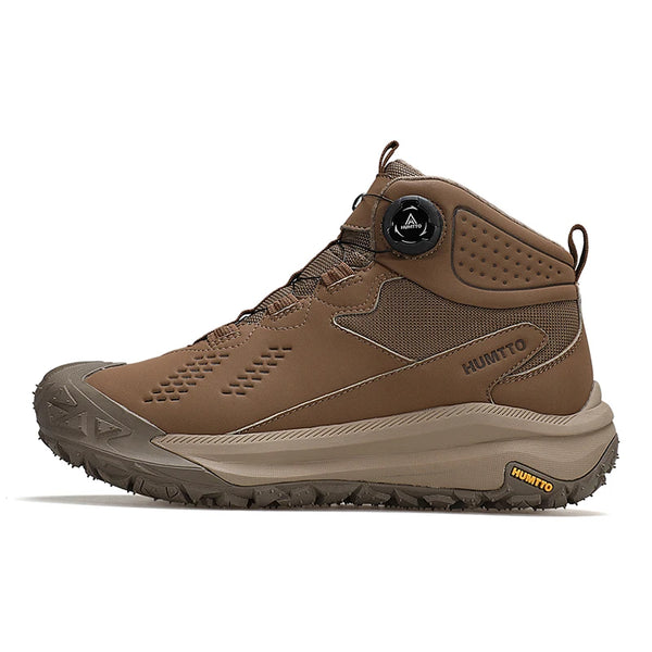 HUMTTO Outdoor Boots for Men Genuine Leather Hiking Shoes Non-slip Camping Trekking Men's Sports Shoes Winter Safety Sneakers