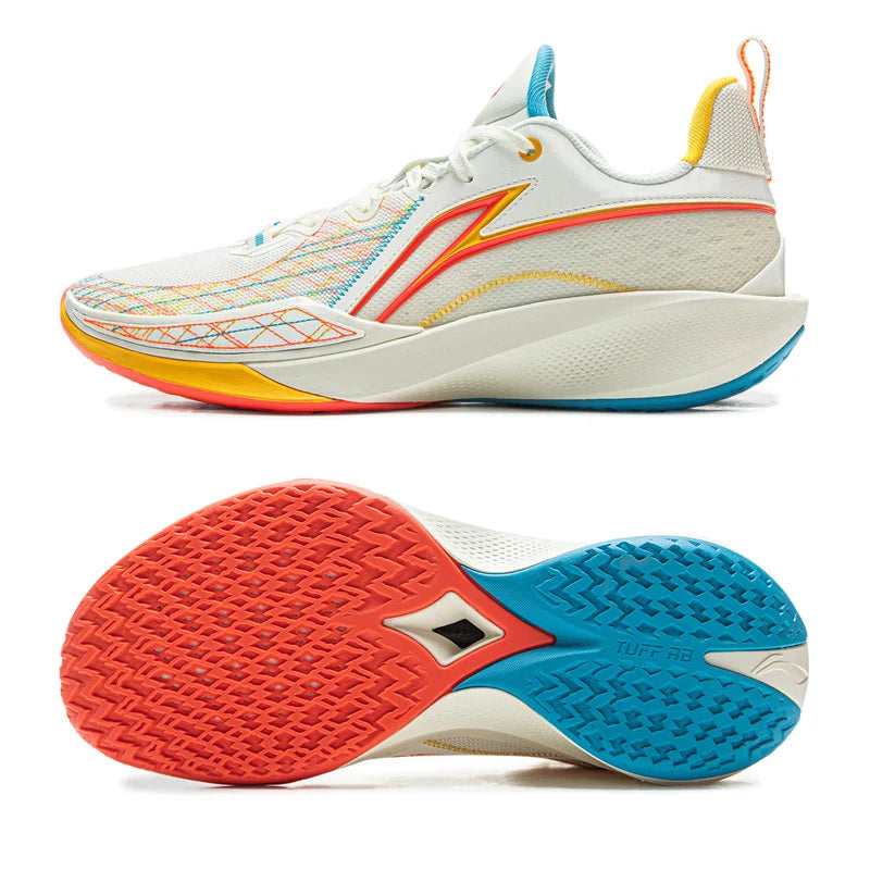 Li-Ning Men's SHINING 2 Professional Basketball Shoes LIGHT FOAM PLUS Breathable Cushion Wearable LiNing Sneakers ABAV009
