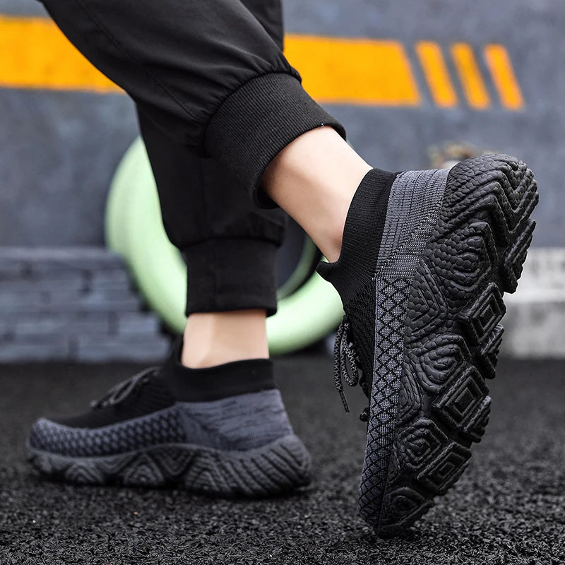 Couples socks casual sneakers summer breathable mesh light soft-sole outdoor running shoes men women comfort speed sports shoes