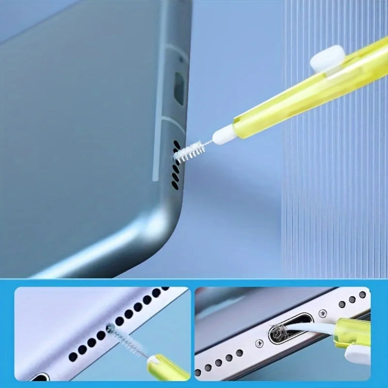 10pcs Mobile Phone Retractable Cleaning Set,Mobile Phone And Earphone Cleaning Kit, Mobile Phone Cleaning,Easy to Store,Carry