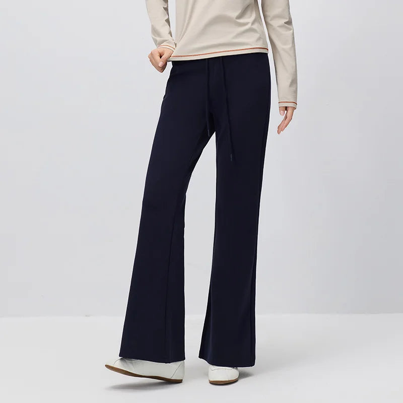 ខោ Semir សម្រាប់នារី ចង្កេះខ្ពស់ ប៉ាក់រាងស្លីម 2026 រដូវស្លឹកឈើជ្រុះ តិចតួចបំផុត ឆើតឆាយ ខោធម្មតាសម្រាប់ទីក្រុង