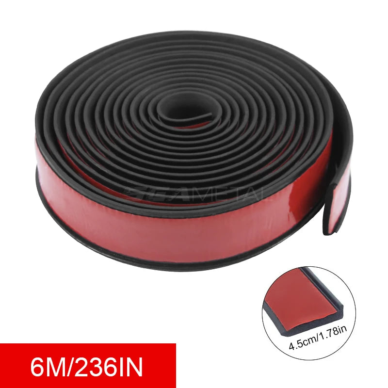 SEAMETAL Universal Fender Flares Car Wheel Arches Wing Expander Arch Eyebrow Anti-collision Strips Mudguard Lip Protector Cover