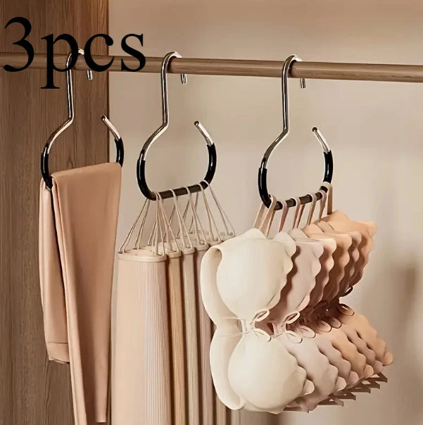 1/2/3pcs Simple Hat Storage Hooks, Metal Material for Scarf Organization, Belt Organization, Bra Organizer clothes rack，hat rack
