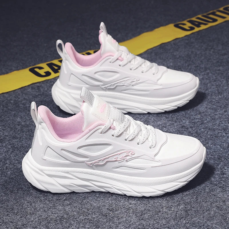 Mens Running Shoes 2025 New Couples Casual Sneakers Breathable Mesh Cushioning Trendy Outdoor Sports Shoes for Men