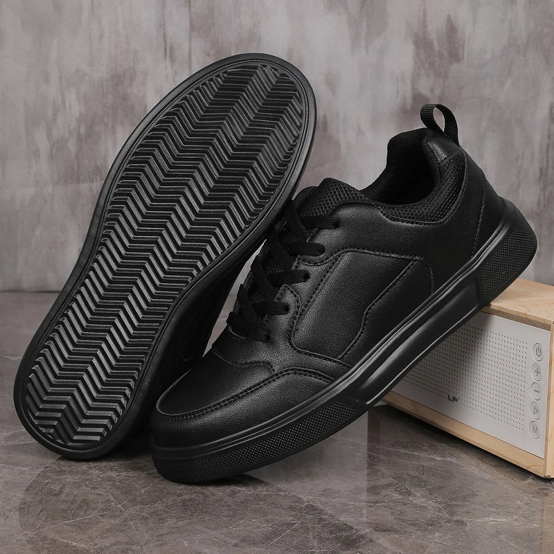 Mens Board Shoes 39-46 Plus Size 2026 New Student Four Season Flat Comfortable Fashion Casual Lace-up Sports Shoes for Men