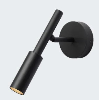 Modern Black Whtie Bedroom Spot Wall Lamps Metal Body Hotel Room Reading Lights Wall Sconce LED Rotatable Decoration Corridor