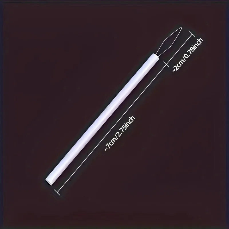 5pcs Colorful Threaders - Cylindrical Threading Tool Set, DIY Sewing Accessories, Easy Needle Threader, Beading Aid for Seniors.