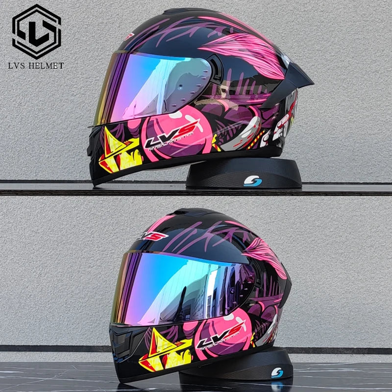 Motorcycle Helmets for Men and Women Wear Double Lens Locomotive Helmets Cascos Para Capacete Da Motocicleta