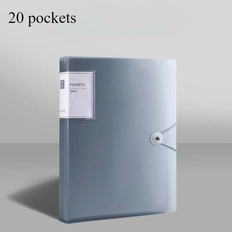 1pc A4 Folder Suitable for High Transparency And Durable Document Storage in Offices, Schools,Portable,Ideal for Study Supplies