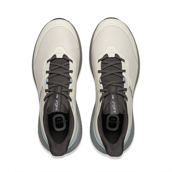 ស្បែកជើងបុរស Li-Ning SOFT GO 3 V4 របៀបរស់នៅ COMFOAM ការពារទឹក និងខ្យល់ចេញចូលបាន ស្បែកជើងទាន់សម័យ LiNing AGLW161