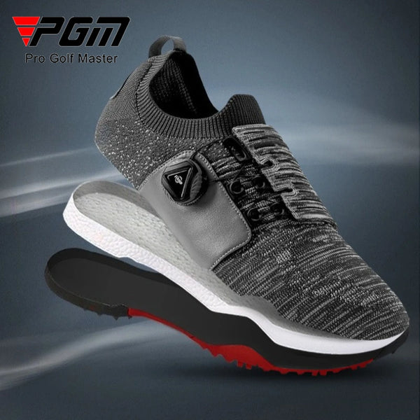 PGM Men's Golf Shoes Summer Mesh Rotating Buckle Lightweight Breathable Sports Shoes Factory Direct Sales XZ182