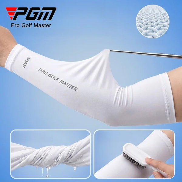 PGM Men's Golf Sunscreen Sleeves for Summer Cool and Breathable Outdoor Cycling Sunscreen Sleeves XT012