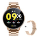 COLMI i31 Smartwatch 1.43'' AMOLED Display 100 Sports Modes 7 Day Battery Life Support Always On Display Smart Watch Men Women Gold Steel Strap