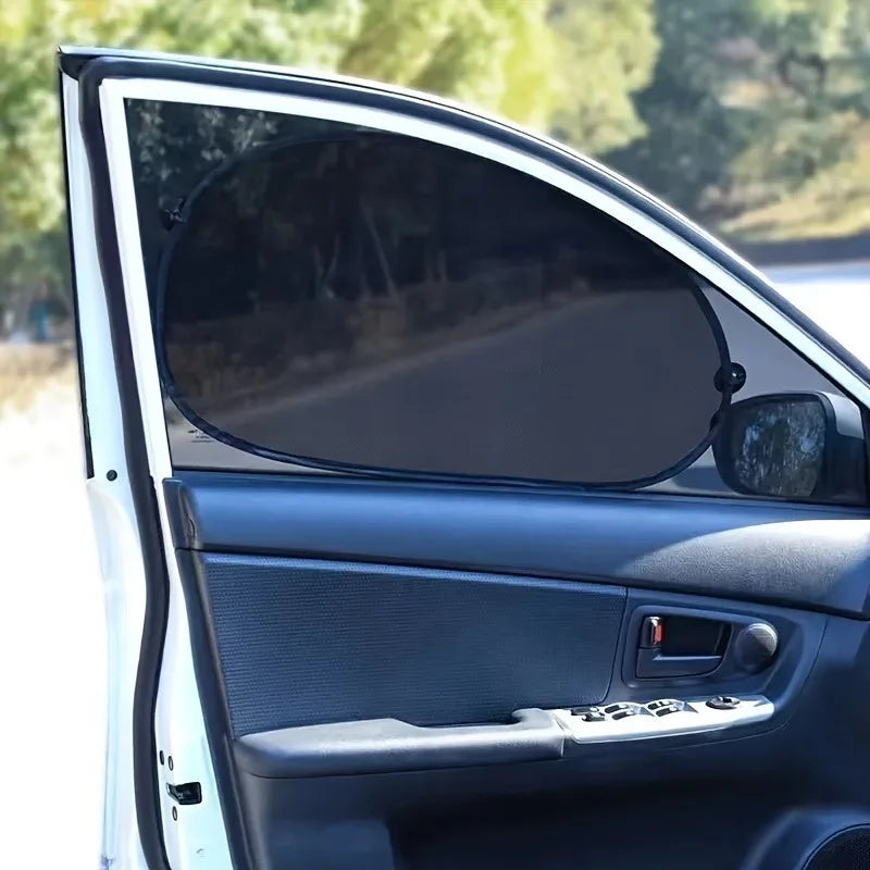2/4PCS Car Sunshade Sun UV Protection, Sun Shade for Car Window, Car Window Shade with 4 Suction Cups, Universal Automotive