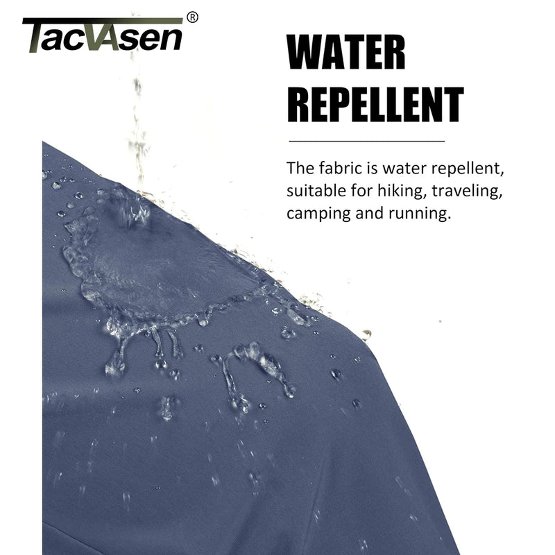 TACVASEN Summer Quick Dry Joggers Hiking Pants Mens Lightweight Casual Running Pants Drawstring Fitness Sports Gym Sweatpants