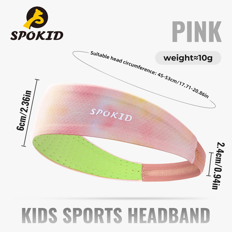 WRELS Kids Headband Sweatband Mesh Breathable Reflective Hair Band Elastic Ultralight Boys Girls Running Sports Headband