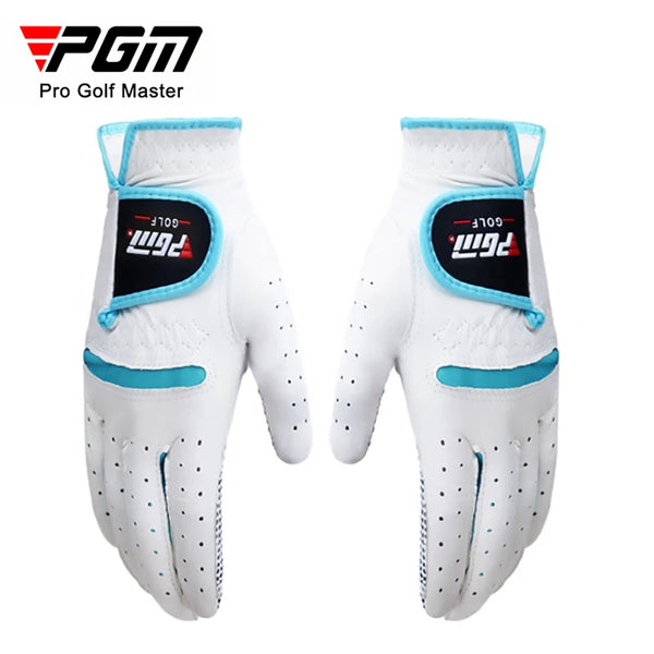 1 Pair Women's Golf Gloves Sports Anti Slip Design ST007