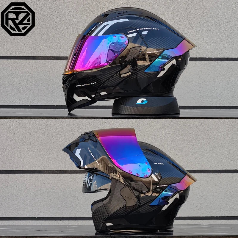 Motorcycle helmets Double Visors Modular Flip Up helmet DOT approved Full face casque moto racing  casco abatible para moto