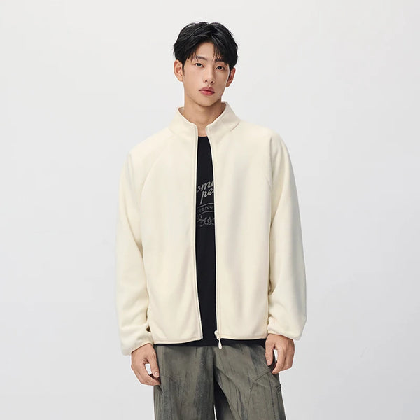 អាវក្រៅរដូវរងាបុរស Semir ប្រឆាំងនឹងឋិតិវន្ត អាវក្រណាត់ប៉ូល កអាវឈរ ដៃអាវ Raglan ឆ្នាំ ២០២៦ សម្លៀកបំពាក់រដូវរងាថ្មីប្រចាំថ្ងៃ រចនាប័ទ្មទីក្រុង ធម្មតា