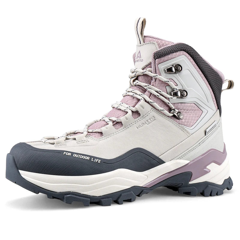HUMTTO Luxury Designer Trekking Shoes for Woman Winter Hiking Boots Womens Breathable Non-slip Outdoor Mountain Camping Sneakers