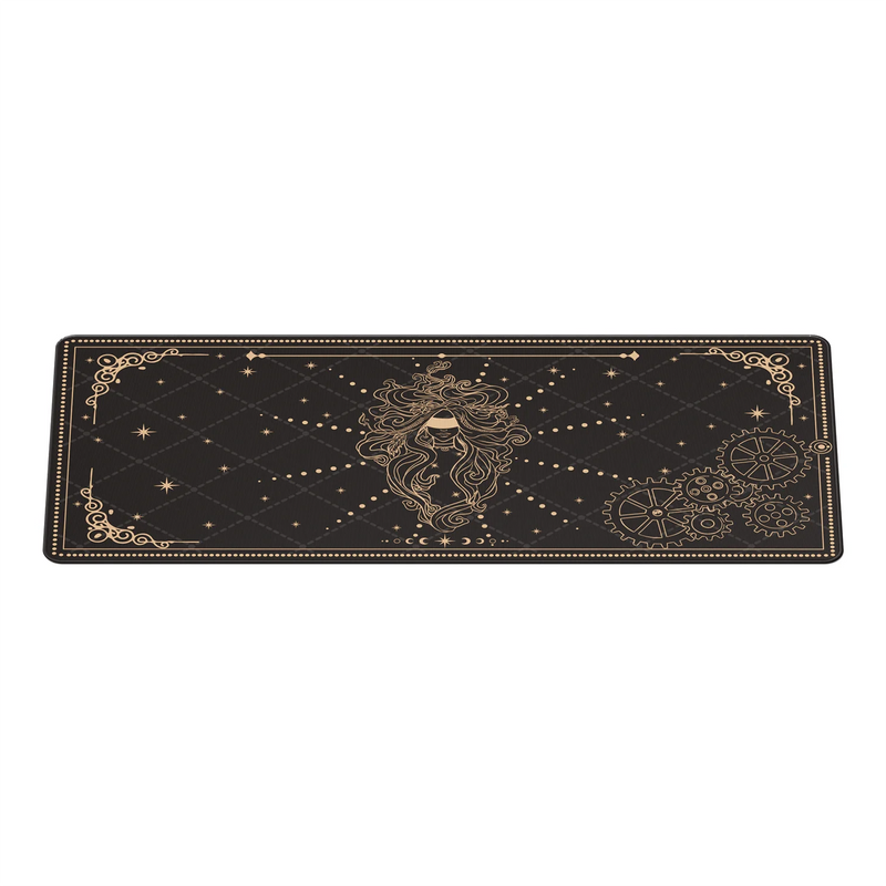 Akko Mouse Pad Tarot Theme Fullsize Anti-Slip Gaming Keyboard Rubber Mouse Pad Table Mat Office Desk Mice Pad Large Size 90x40cm