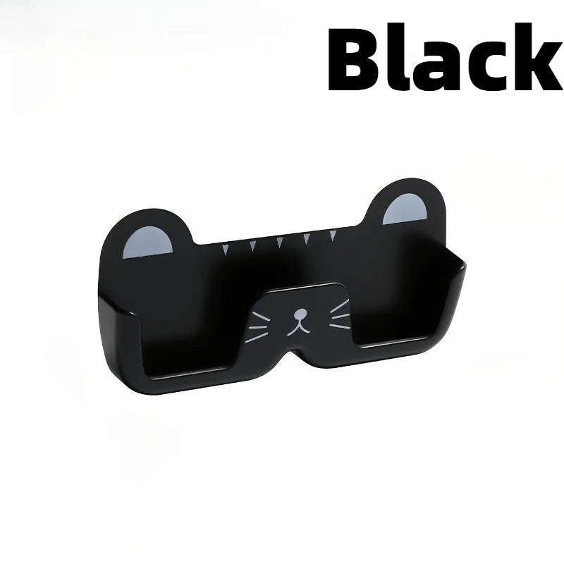 1pc Wall-mounted Glasses Storage Box Shelves,Suitable for Bedside, Bathroom, Living Room,and Cabinet Use,Shelves.