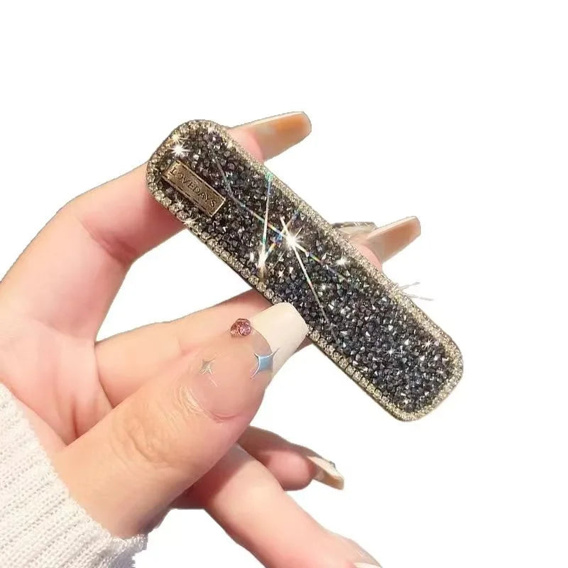 Diamond Hair Clip with Side Bangs and Broken Hair, BB Clip Clip, New Straight Clip