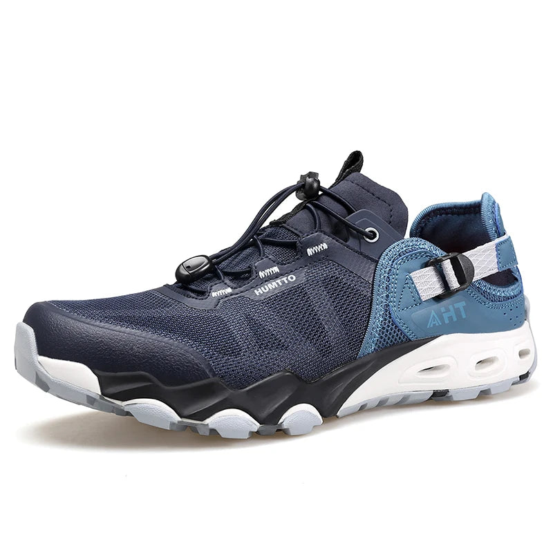 HUMTTO New Summer Water Shoes for Men Breathable Beach Sneakers Mens 2022 Trekking Outdoor Aqua Shoes Sports Hiking Sandals Man