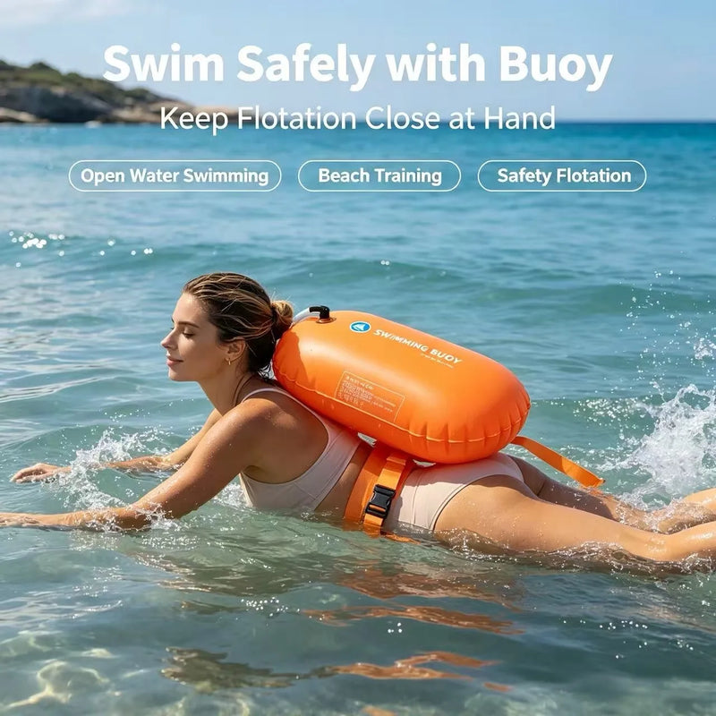 Portable Inflatable Swimming Single Airbag Anal Bug Float PVC Rescue Equipment for Water Activities