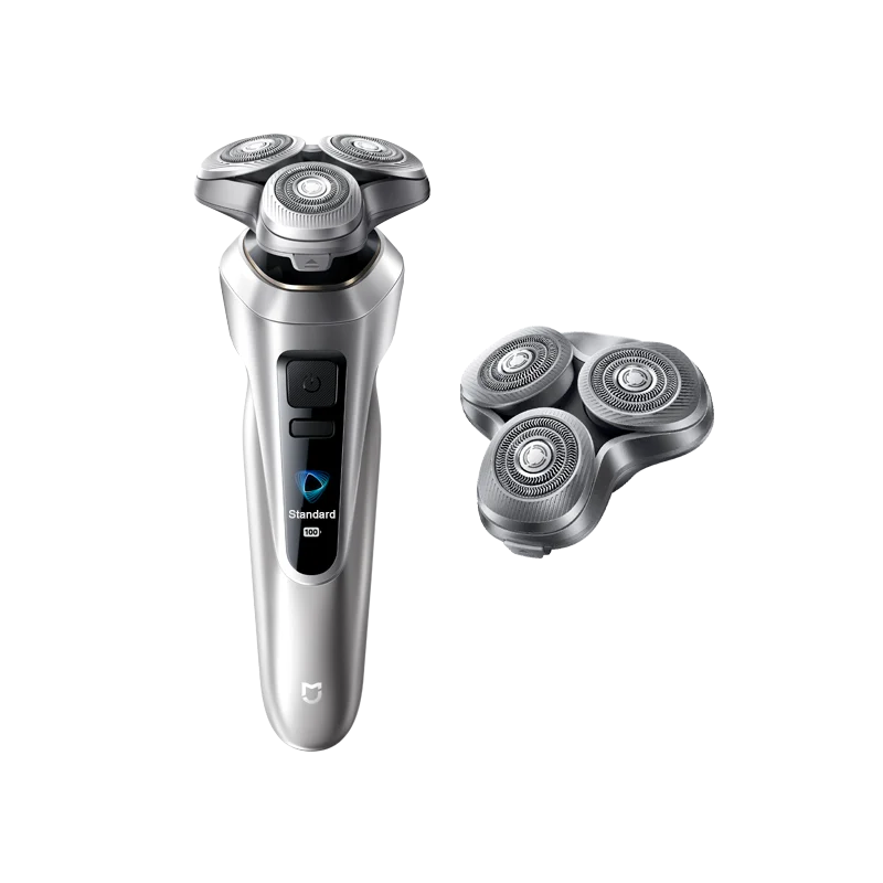 ម៉ាស៊ីនកោរសក់អគ្គិសនី MIJIA Pro – សោររាងជារង្វង់ពីរ, ក្បាលអណ្តែត 360°, អេក្រង់ពណ៌ឆ្លាតវៃ, ការពារទឹក និងស្ងួត IPX8, រន្ធ USB-C, ឡាមកោរសក់ប្រើថ្មបានយូរ