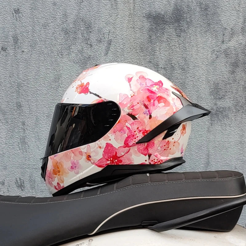Full face motorcycle helmet double shield racing motorcycle helmet funda casco moto