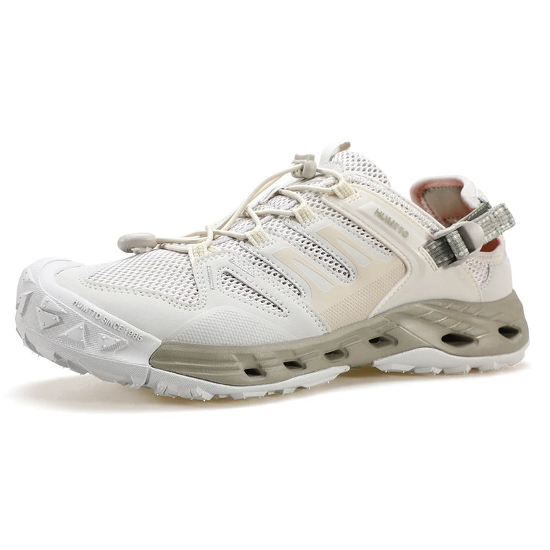 HUMTTO Barefoot Shoes Mens Summer Hiking Shoes for Men Breathable Quick Drying Outdoor Sneakers Trekking Black Beach Sandals Man